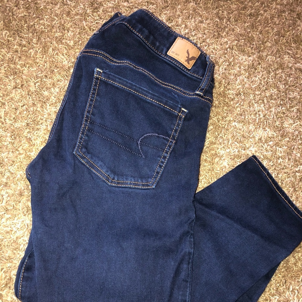 American Eagle Artist Crop Capri Jeggings Size 8